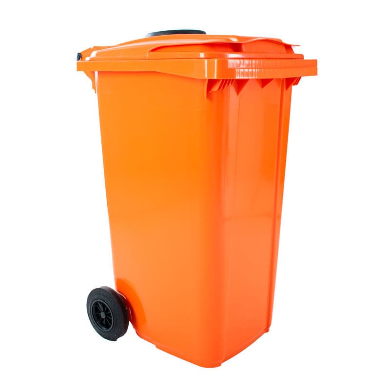 Container met rozet 240 liter oranje - VB 240500