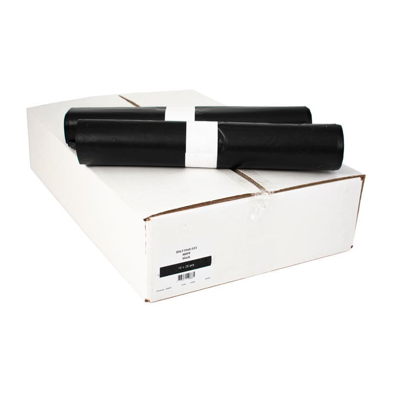 Afvalzakken 80x110x0.033 zwart - 80x110x0.033
