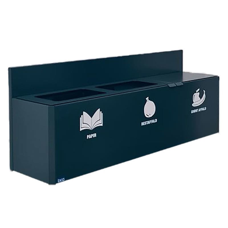 Bica 911 Wandafvalstation 3x20 liter antraciet - VB 197552