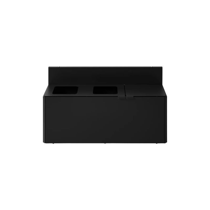 Bica 912 Wandafvalstation 3x15 liter zwart - VB 197583