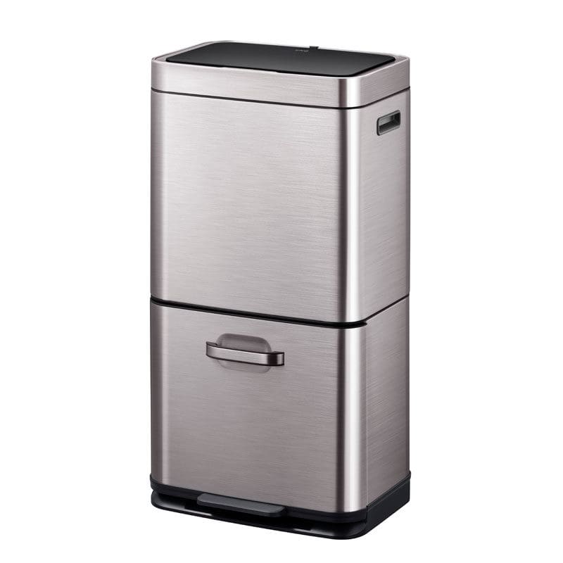 Himalaya Recycler Sensor Bin 35+25 liter grijs, mat RVS - VB 933960