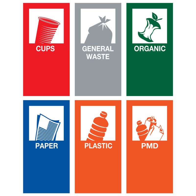 Recycling Magneet Stickerset - - VB 100156
