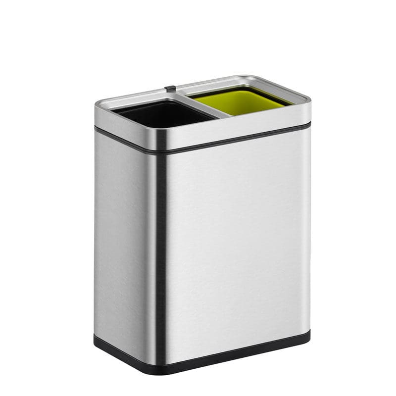 Laguna Slim afvalbak Open Top 10+10 liter mat RVS - VB 908720