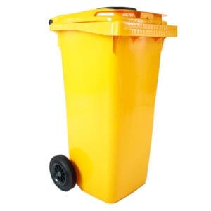 Container met rozet 120 liter geel - VB 120500