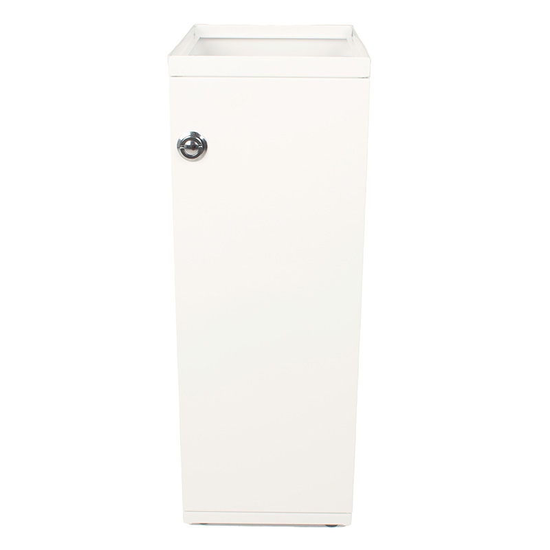 Modulaire Afvalbak met Deur en Zakhouder 55 liter wit - VB 946753