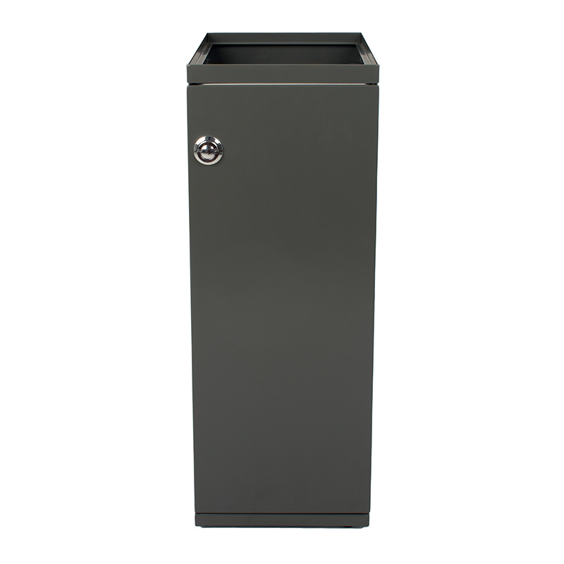 Modulaire Afvalbak met Deur en Zakhouder 55 liter grijs - VB 946760