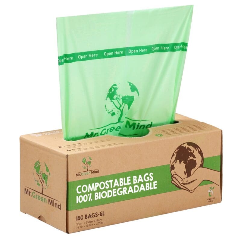 Biozakken 6 liter Groen - VB 204076 - Afbeelding 2