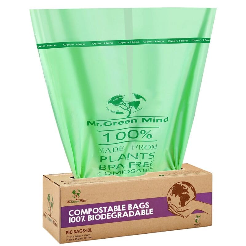 Biozakken 10 liter Groen - VB 204083 - Afbeelding 2