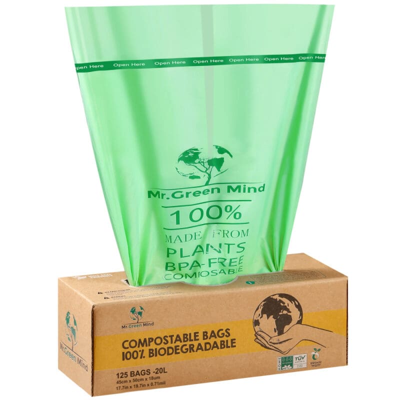 Biozakken 20 liter Groen - VB 204090 - Afbeelding 2