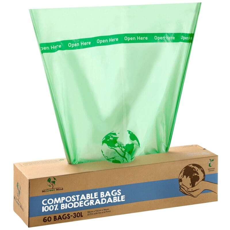 Biozakken 30 liter Groen - VB 204106 - Afbeelding 2