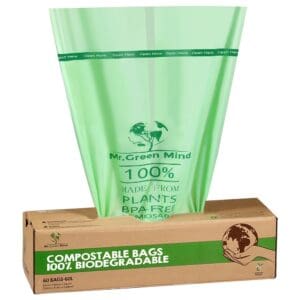 Biozakken 60 liter Groen - VB 204120 - Afbeelding 2