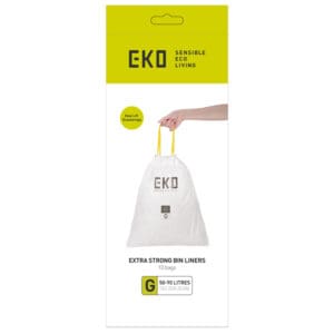 Afvalzakken 50-90 ltr (G) wit - VB 337077 - Afbeelding 2