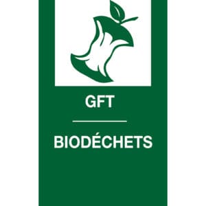 Magneetsticker GFT/Biodéchets groen - VB 205554 - Afbeelding 2