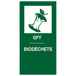 Magneetsticker GFT/Biodéchets groen - VB 205554