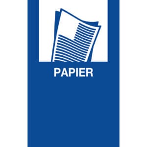 Magneetsticker Papier blauw - VB 205578 - Afbeelding 2