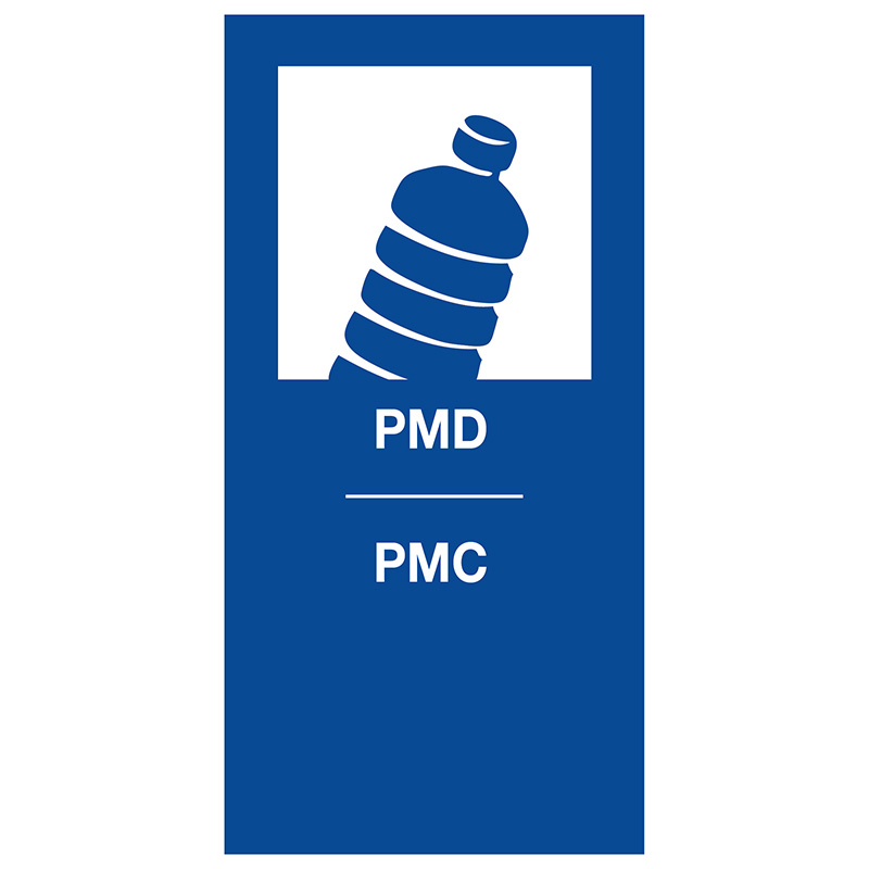 Magneetsticker PMD/PMC blauw - VB 205585