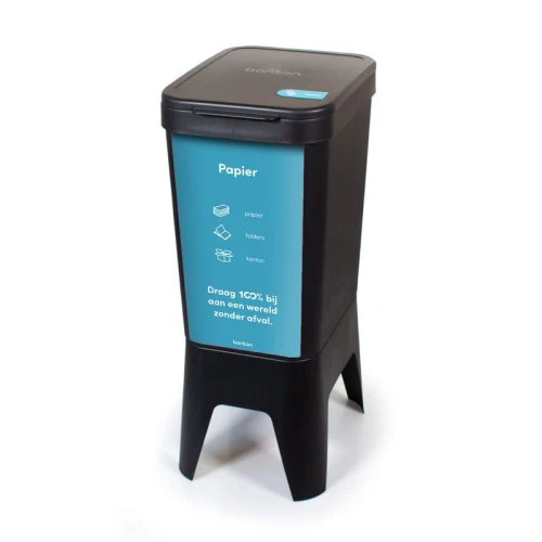 Circubin Papier 40 liter met deksel antraciet - VB 205738
