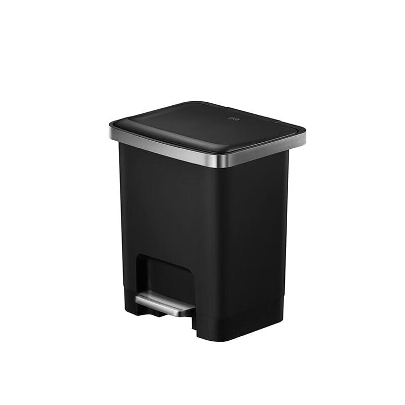 Hana 2 Pedaalemmer 15 liter zwart - VB 638815