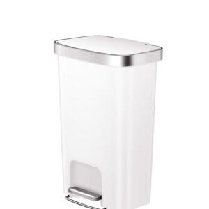 Hana 1 Pedaalemmer 2x25 liter wit - VB 625550 - Afbeelding 2
