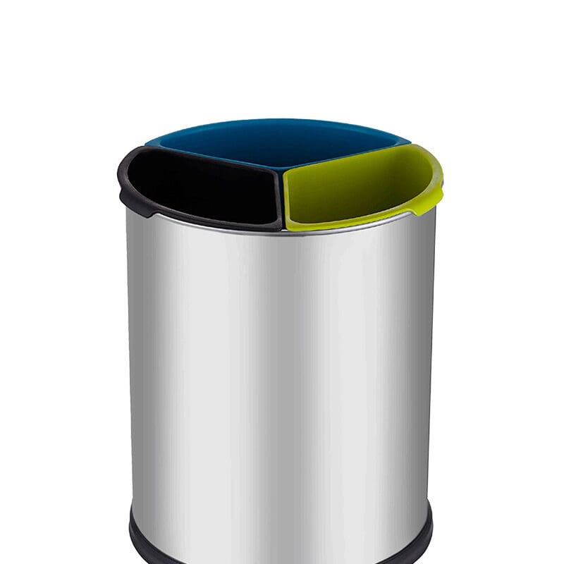 Ronde Afvalscheidingsbak Open Top 3x3,5 liter matrvs - VB 903911
