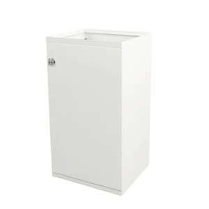 Modulaire Afvalbak met Deur en Zakhouder 85 liter wit - VB 206834