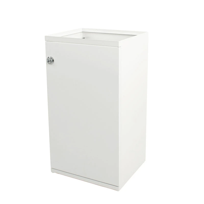 Modulaire Afvalbak met Deur en Zakhouder 85 liter wit - VB 206834