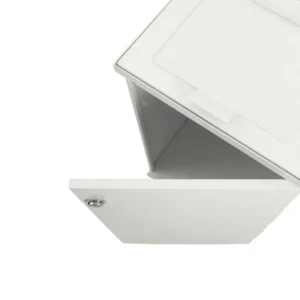 Modulaire Afvalbak met Deur en Zakhouder 85 liter wit - VB 206834 - Afbeelding 2