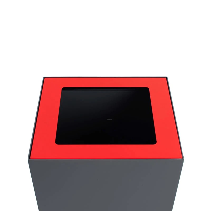Top modulaire afvalscheidingsunit 90 liter rood - VB 206865