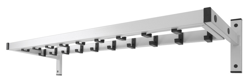 Wandgarderobe Safe 19 haken grijs - VB 650095