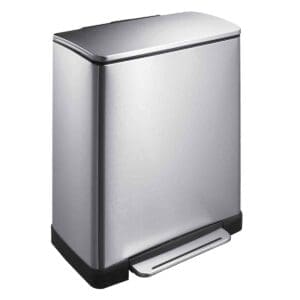 E-Cube pedaalemmer 50 liter mat RVS - VB 926850