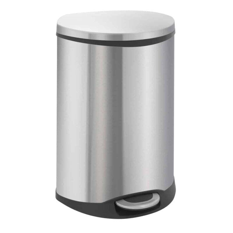 Shell Bin recycling pedaalemmer 22+22 liter mat RVS - VB 921844