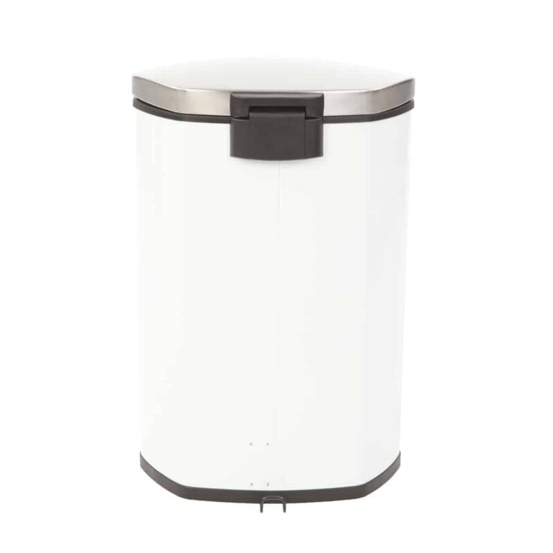 Shell Bin pedaalemmer 50 liter wit, mat RVS - VB 921850 - Afbeelding 4