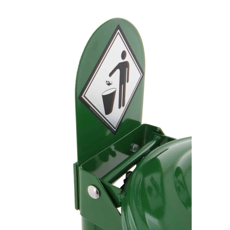 Stalen signaleringsplaat groen - VB 650477