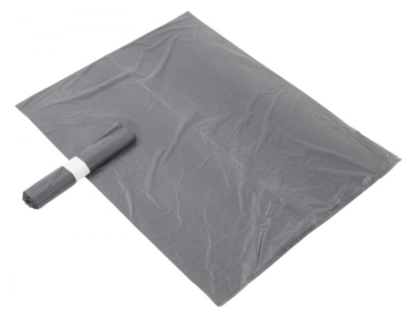Afvalzak HDPE 60x80cm Grijs T20 25x20/ds - 402308