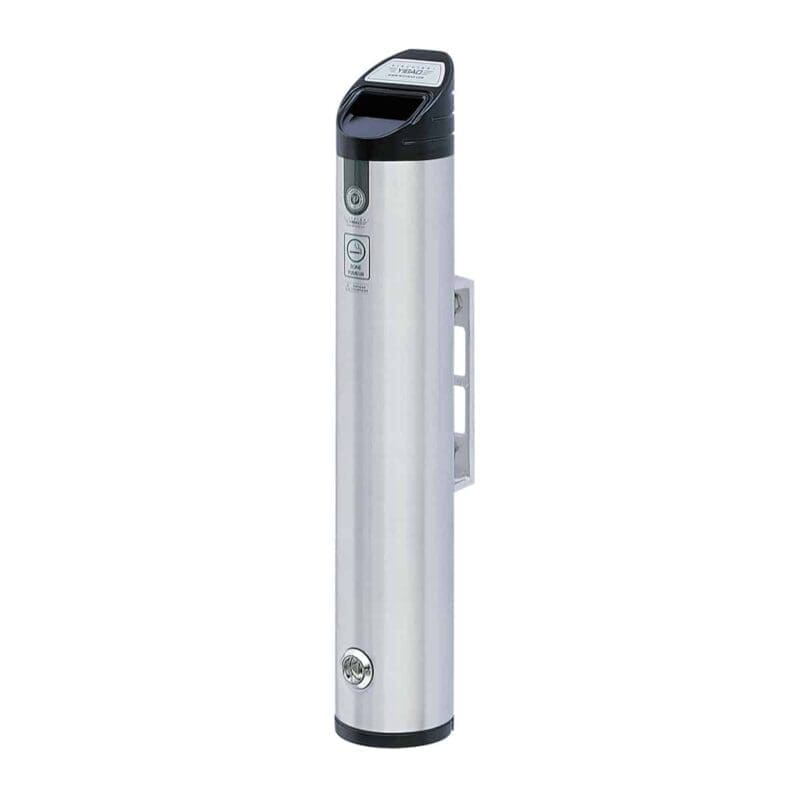 Wandasbak zuil rond aluminium aluminium - VB 659982