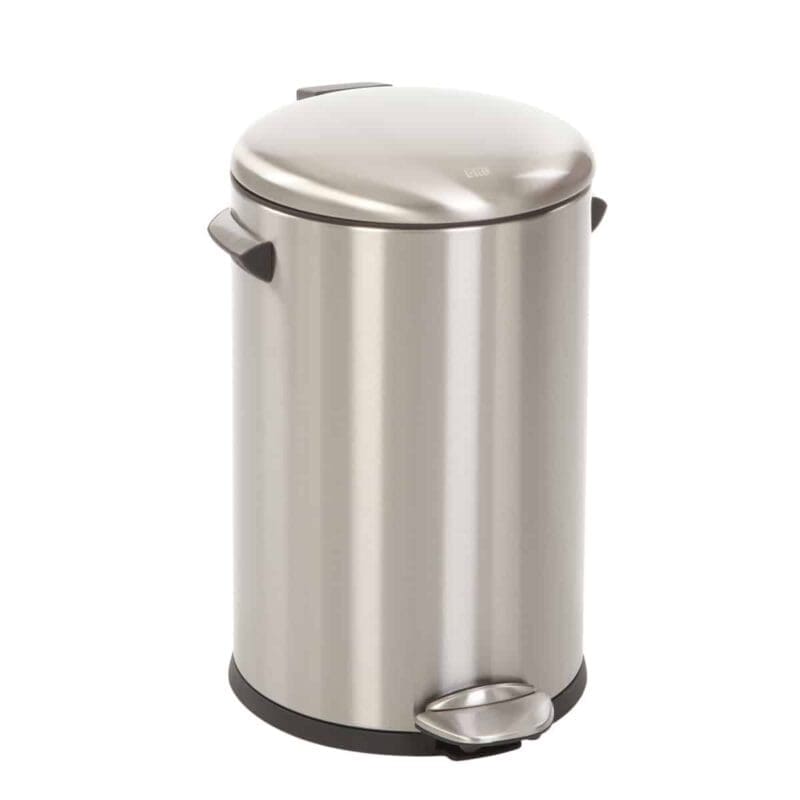 Belle Deluxe pedaalemmer 12 liter mat RVS - VB 921712