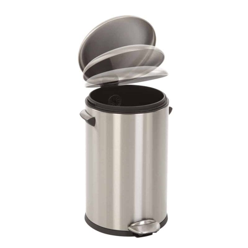 Belle Deluxe pedaalemmer 12 liter mat RVS - VB 921712 - Afbeelding 2