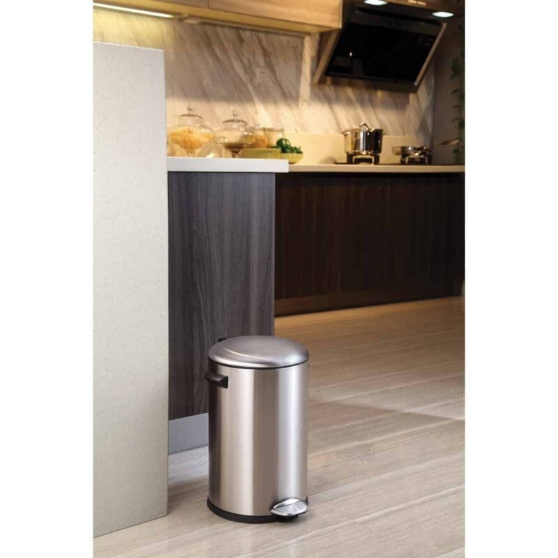 Belle Deluxe pedaalemmer 20 liter mat RVS - VB 921720 - Afbeelding 2