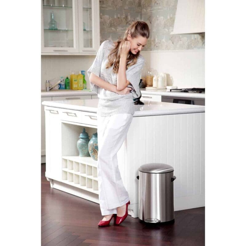 Belle Deluxe pedaalemmer 20 liter mat RVS - VB 921720 - Afbeelding 4