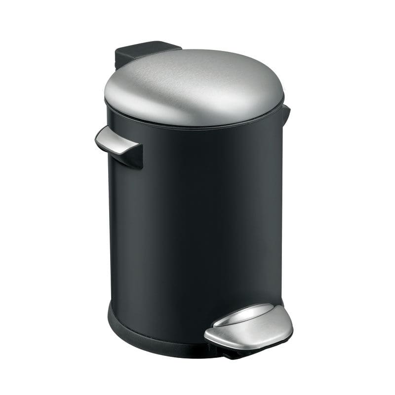 EKO Belle Deluxe pedaalemmer 3 ltr zwart mat-RVS - VB 921703