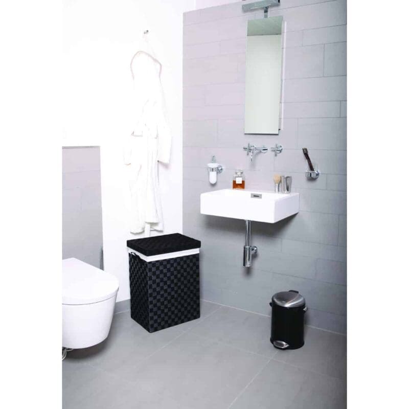Belle Deluxe pedaalemmer 5 liter zwart glanzend, mat RVS - VB 921705 - Afbeelding 3