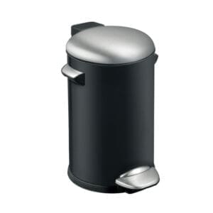 Belle Deluxe pedaalemmer 20 liter zwart glanzend, mat RVS - VB 921720 - Afbeelding 2
