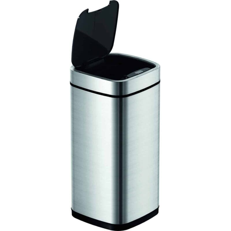 Afvalbak Touch deksel 50 liter mat RVS - VB 928950