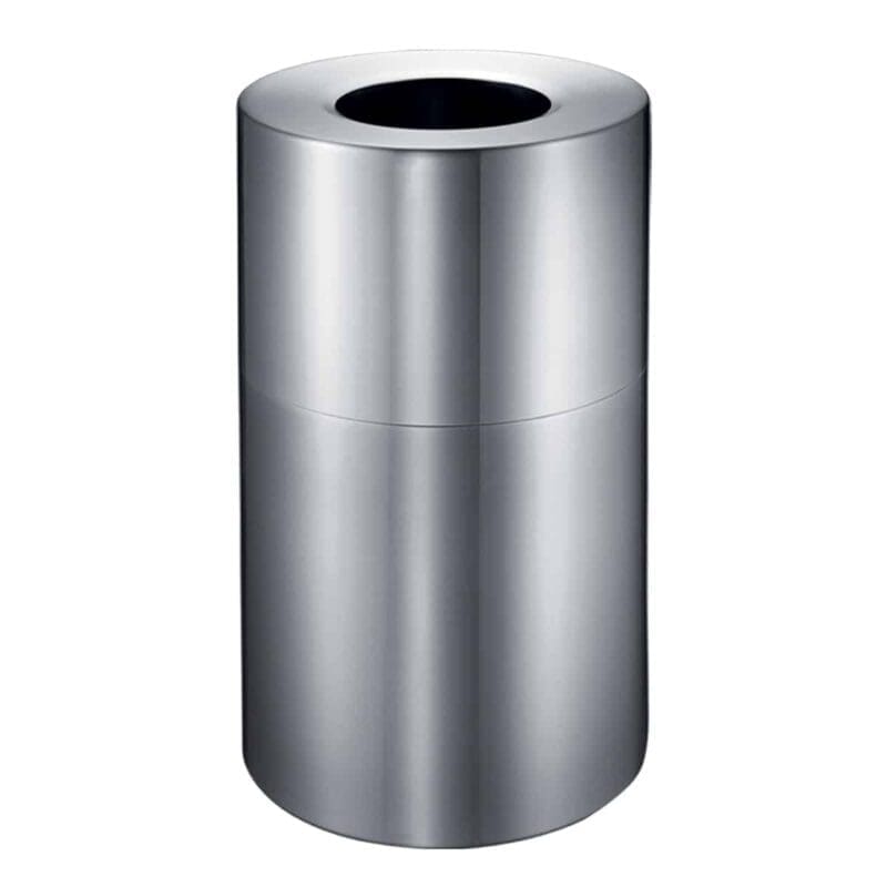 Afvalbak grote capaciteit 130 liter aluminium - VB 667758