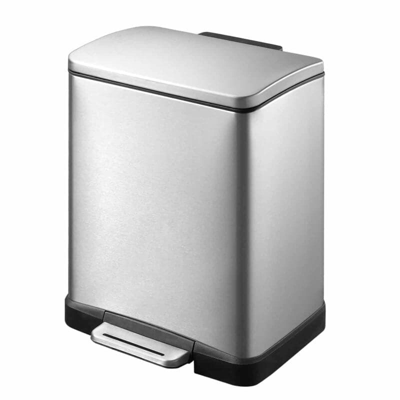 E-Cube pedaalemmer 12 liter mat RVS - VB 926812