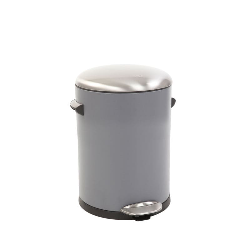 Belle Deluxe pedaalemmer 5 liter grijs, sandcoated - VB 921705
