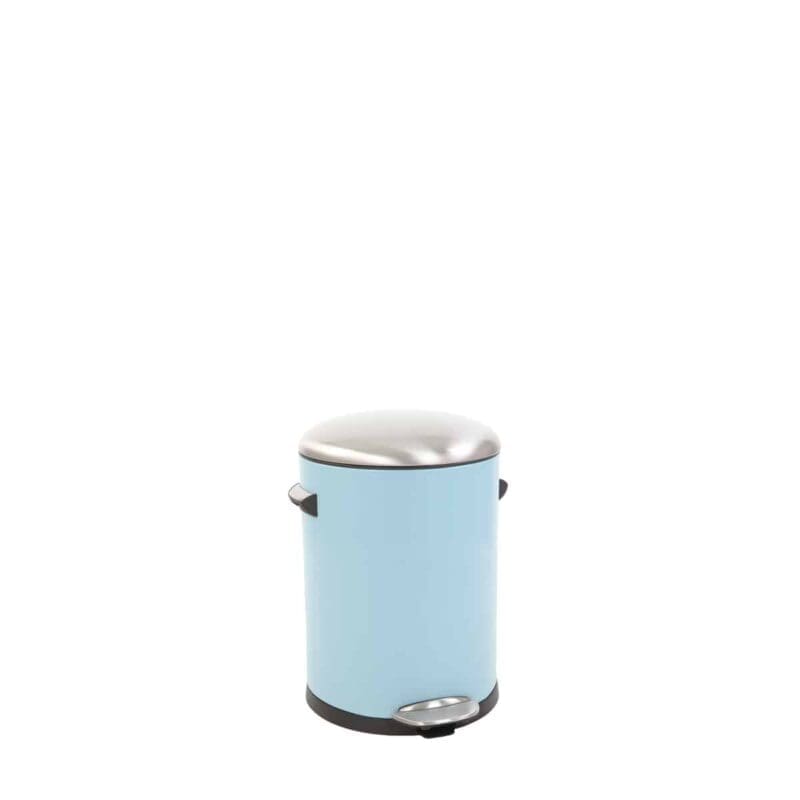 Belle Deluxe pedaalemmer 5 liter licht blauw, sandcoated - VB 921705