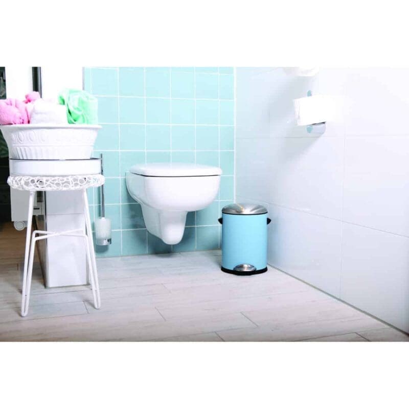 Belle Deluxe pedaalemmer 5 liter licht blauw, sandcoated - VB 921705 - Afbeelding 3