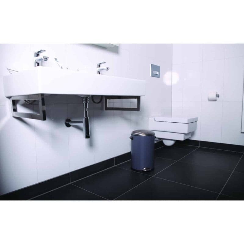 Belle Deluxe pedaalemmer 12 liter grijs, sandcoated - VB 921712 - Afbeelding 3