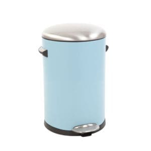 Belle Deluxe pedaalemmer 12 liter licht blauw, sandcoated - VB 921712 - Afbeelding 2